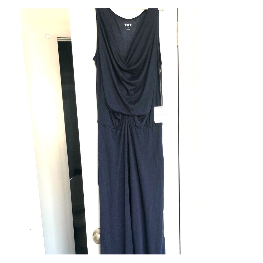 Dark blue, maxi dress